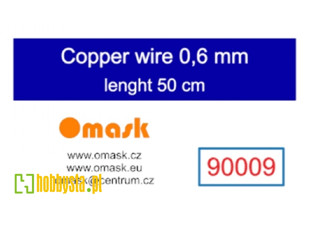 Copper Wire 0,6 Mm (Length 50 Cm) - zdjęcie 1 Copper Wire 0,6 Mm (Length 50 Cm) - zdjęcie 1