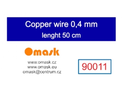 Copper Wire 0,4 Mm (Length 50 Cm) - zdjęcie 1
