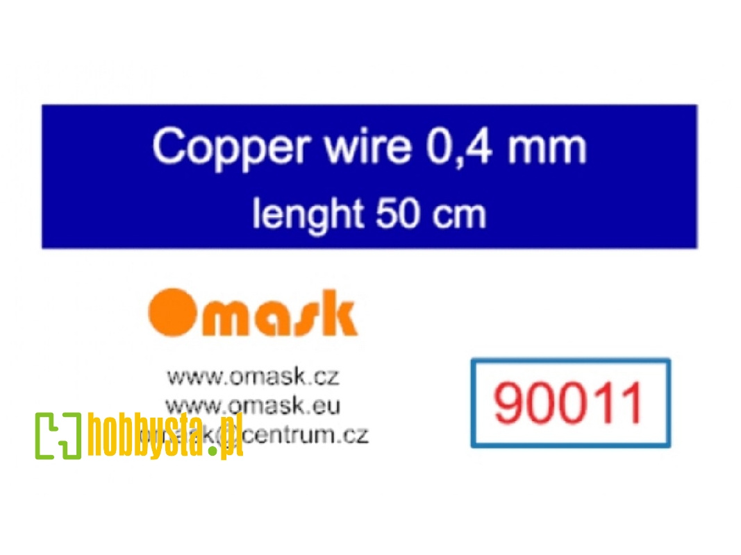 Copper Wire 0,4 Mm (Length 50 Cm) - zdjęcie 1 Copper Wire 0,4 Mm (Length 50 Cm) - zdjęcie 1