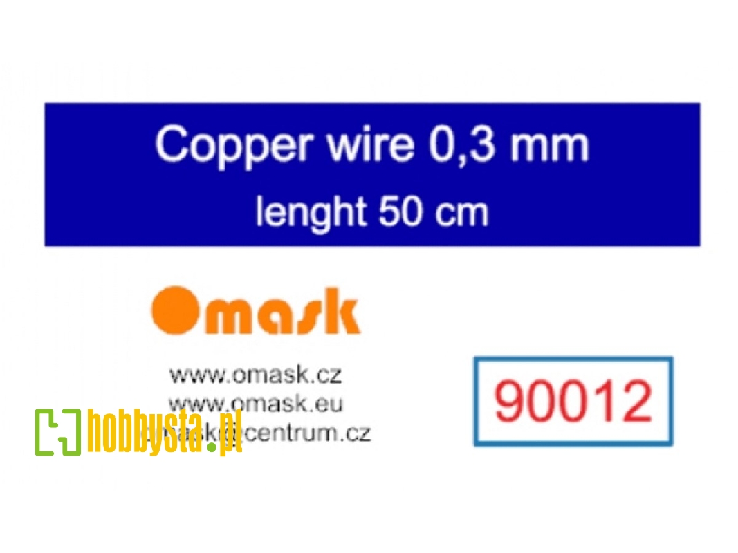 Copper Wire 0,3 Mm (Length 50 Cm) - zdjęcie 1 Copper Wire 0,3 Mm (Length 50 Cm) - zdjęcie 1