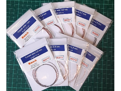 Copper Wire 0,3 Mm (Length 50 Cm) - zdjęcie 2