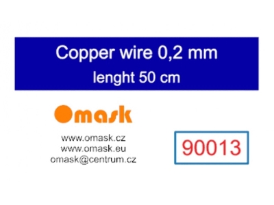 Copper Wire 0,2 Mm (Length 50 Cm) - zdjęcie 1
