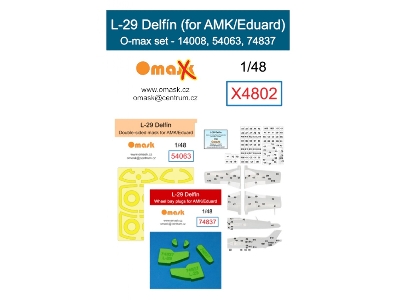 L-29 Delfín O-max Set (For Amk/Eduard) - zdjęcie 1