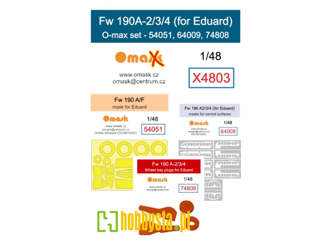 Fw 190a-2/3/4 O-max Set (For Eduard) - zdjęcie 1 Fw 190a-2/3/4 O-max Set (For Eduard) - zdjęcie 1
