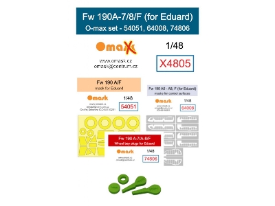 Fw 190a-7/8/F O-max Set (For Eduard) - zdjęcie 1