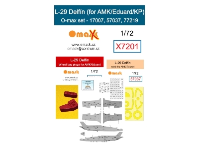 L-29 Delfín O-max Set (For Amk/Eduard/Kp) - zdjęcie 1