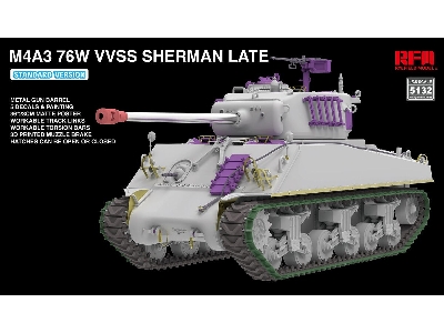 M4a3 76w Vvss Sherman Late Standard Version - zdjęcie 1
