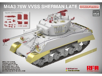 M4a3 76w Vvss Sherman Late Updated Version - zdjęcie 1