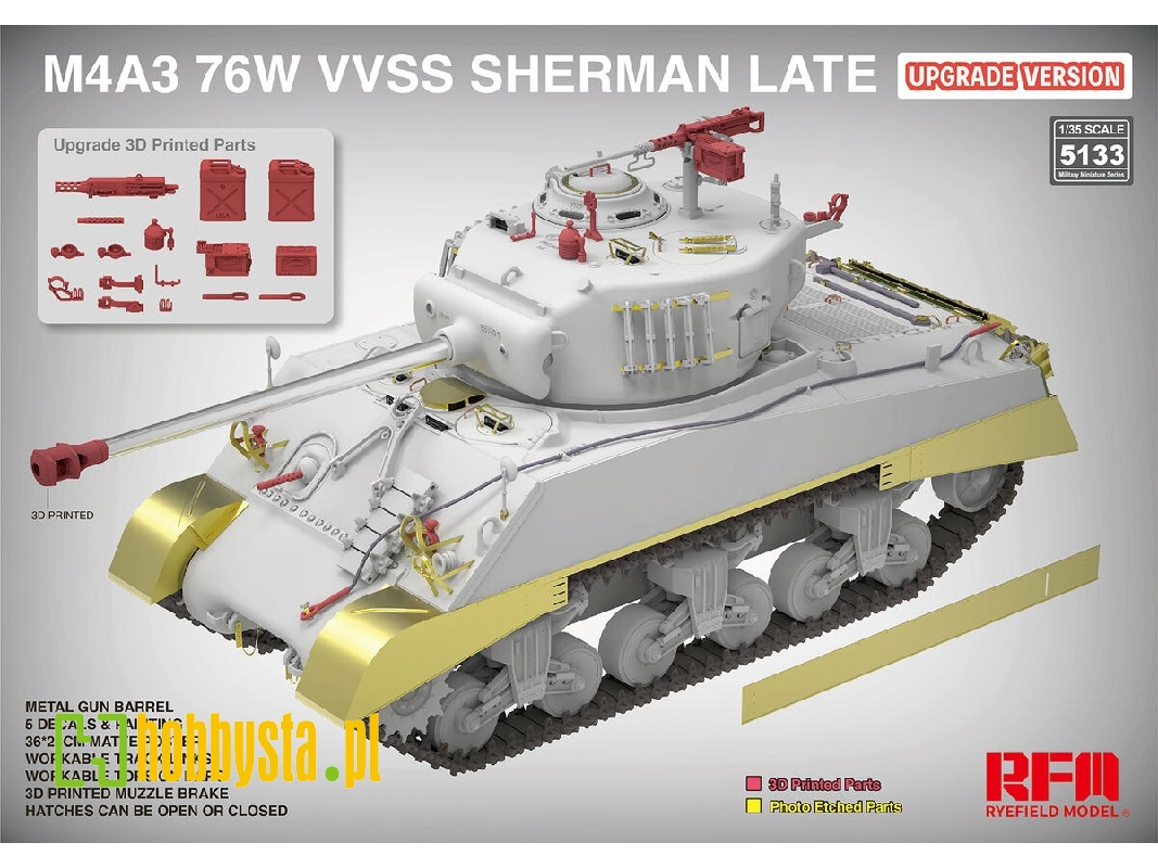 M4a3 76w Vvss Sherman Late Updated Version - zdjęcie 1 M4a3 76w Vvss Sherman Late Updated Version - zdjęcie 1