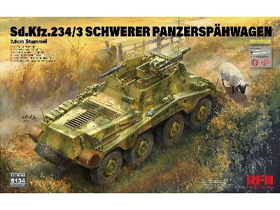 Sd.Kfz.234/3 Schwerer Panzerspahwagen 7.5cm Stummel - zdjęcie 1
