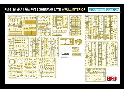 M4a3 76w Vvss Sherman Late With Full Interior Standard Version - zdjęcie 2