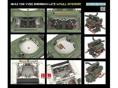 M4a3 76w Vvss Sherman Late With Full Interior Standard Version - zdjęcie 8