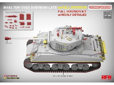 M4a3 76w Vvss Sherman Late With Full Interior Updated Version - zdjęcie 5