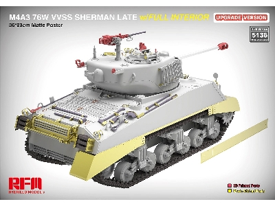 M4a3 76w Vvss Sherman Late With Full Interior Updated Version - zdjęcie 6