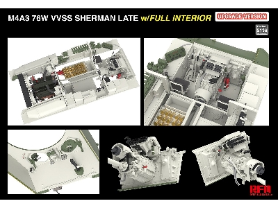 M4a3 76w Vvss Sherman Late With Full Interior Updated Version - zdjęcie 9