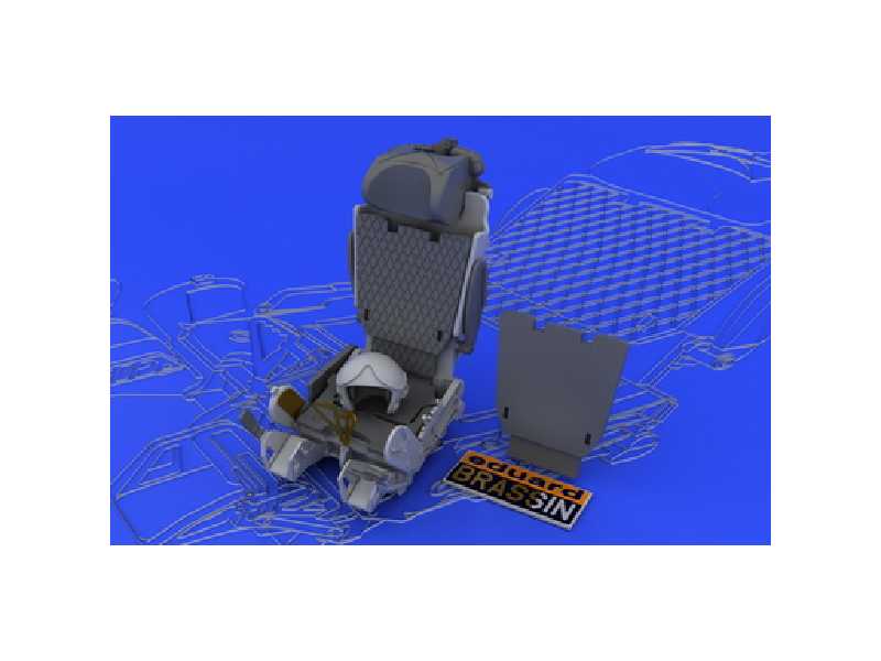 MiG-21 seat early 1/48 - Eduard - żywica i blaszki - zdjęcie 1 MiG-21 seat early 1/48 - Eduard - żywica i blaszki - zdjęcie 1