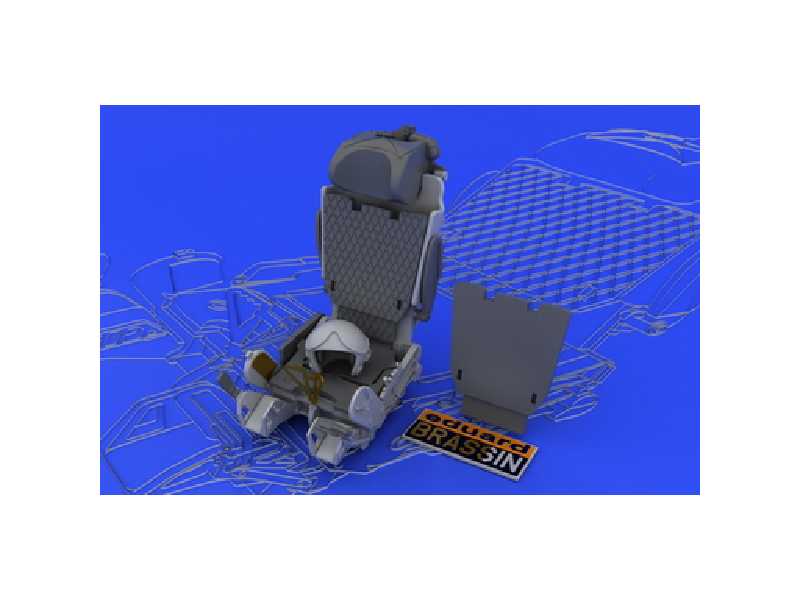  MiG-21 seat early 1/48 - Eduard - żywica i blaszki - zdjęcie 1