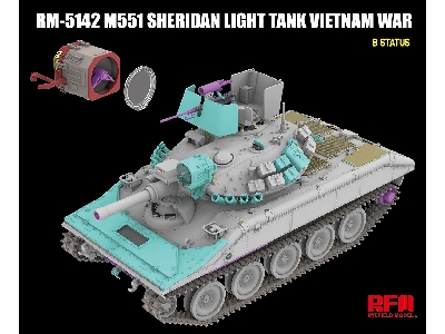 M551 Light Tank Sheridan Vietnam War - zdjęcie 6