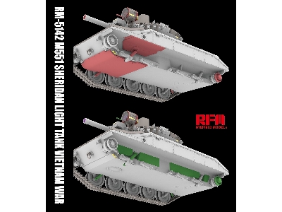 M551 Light Tank Sheridan Vietnam War - zdjęcie 8
