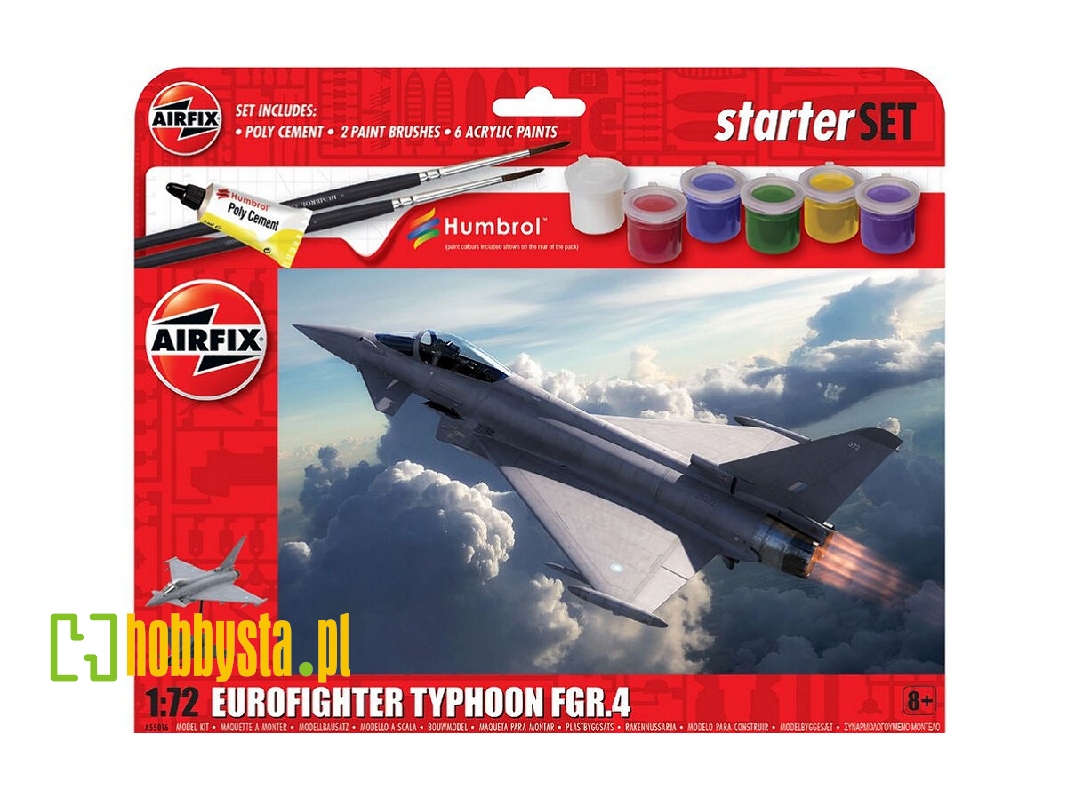 Eurofighter Typhoon Fgr.4 - Starter Set - zdjęcie 1 Eurofighter Typhoon Fgr.4 - Starter Set - zdjęcie 1