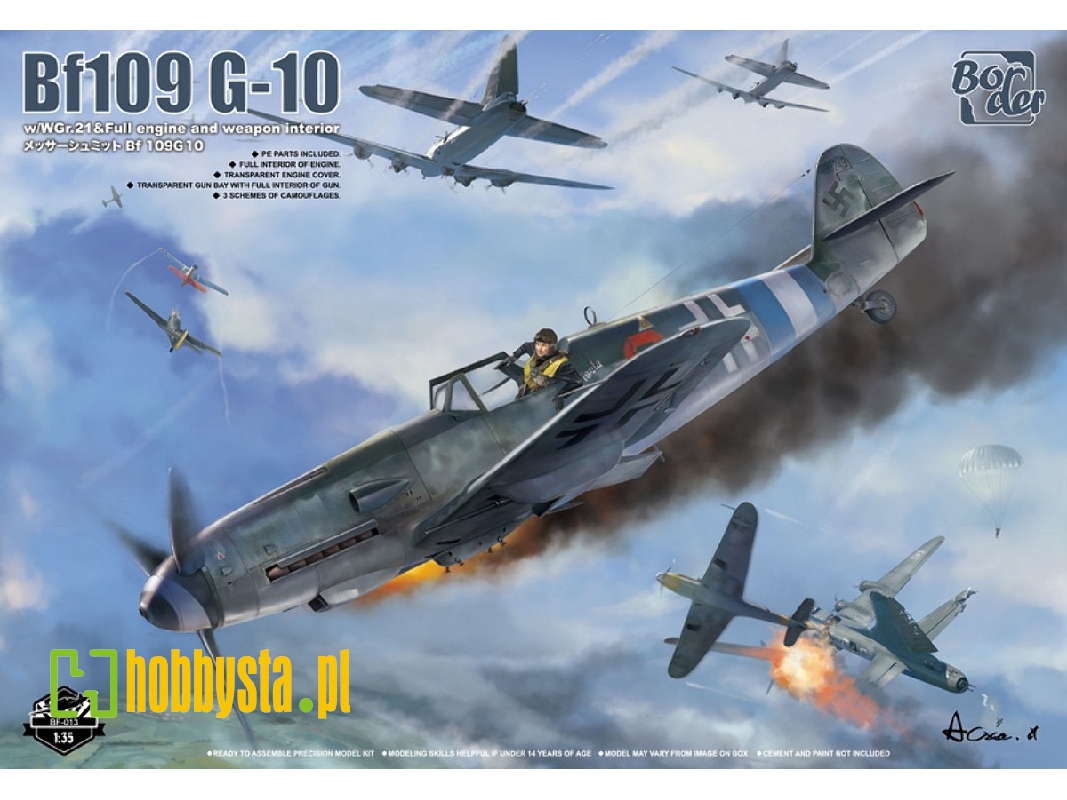 Bf 109 G-10 W/ Wgr.21 & Full Engine And Weapon Interior - zdjęcie 1 Bf 109 G-10 W/ Wgr.21 & Full Engine And Weapon Interior - zdjęcie 1