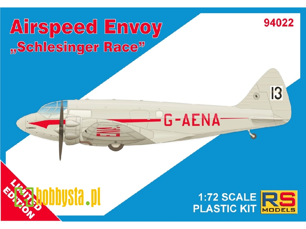 Airspeed Envoy - Schlesinger Race - zdjęcie 1 Airspeed Envoy - Schlesinger Race - zdjęcie 1