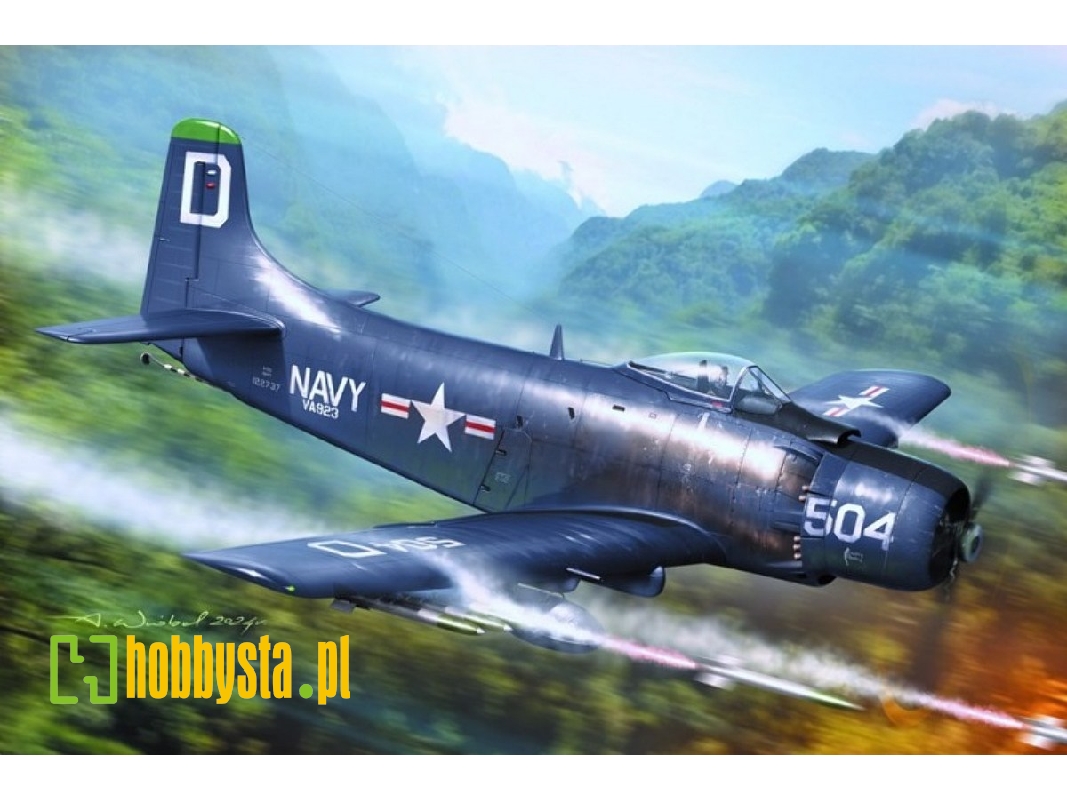 Ad-3 And 4 Skyraider Over Korea - zdjęcie 1 Ad-3 And 4 Skyraider Over Korea - zdjęcie 1