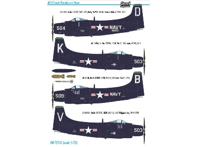 Ad-3 And 4 Skyraider Over Korea - zdjęcie 2