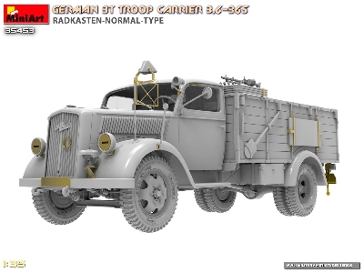 German 3t Troop Carrier 3,6-36s Radkasten-normal-type - zdjęcie 2