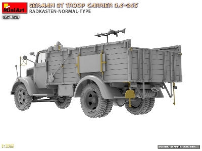 German 3t Troop Carrier 3,6-36s Radkasten-normal-type - zdjęcie 5