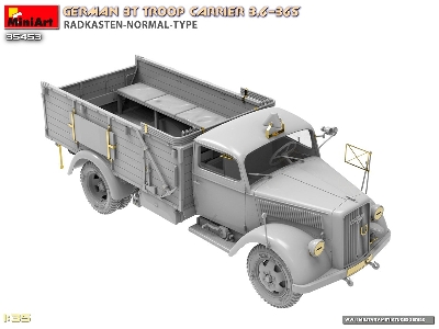 German 3t Troop Carrier 3,6-36s Radkasten-normal-type - zdjęcie 7