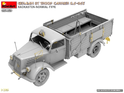German 3t Troop Carrier 3,6-36s Radkasten-normal-type - zdjęcie 8