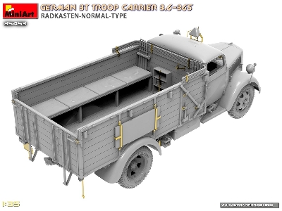 German 3t Troop Carrier 3,6-36s Radkasten-normal-type - zdjęcie 9