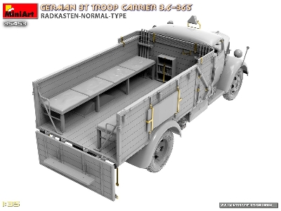 German 3t Troop Carrier 3,6-36s Radkasten-normal-type - zdjęcie 11