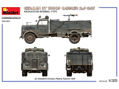 German 3t Troop Carrier 3,6-36s Radkasten-normal-type - zdjęcie 14
