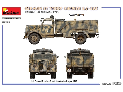 German 3t Troop Carrier 3,6-36s Radkasten-normal-type - zdjęcie 15