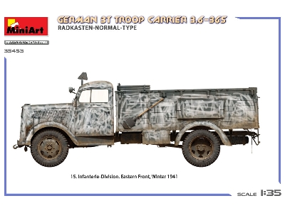 German 3t Troop Carrier 3,6-36s Radkasten-normal-type - zdjęcie 18