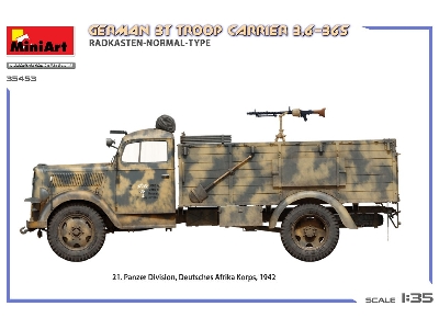 German 3t Troop Carrier 3,6-36s Radkasten-normal-type - zdjęcie 35