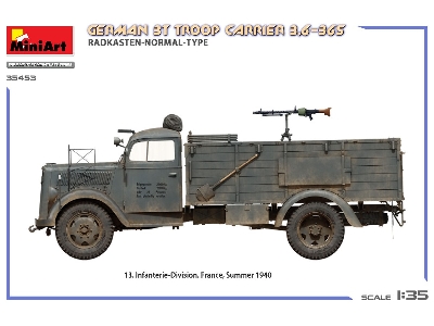 German 3t Troop Carrier 3,6-36s Radkasten-normal-type - zdjęcie 36