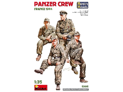 Panzer Crew. France 1944. Resin Heads - zdjęcie 1
