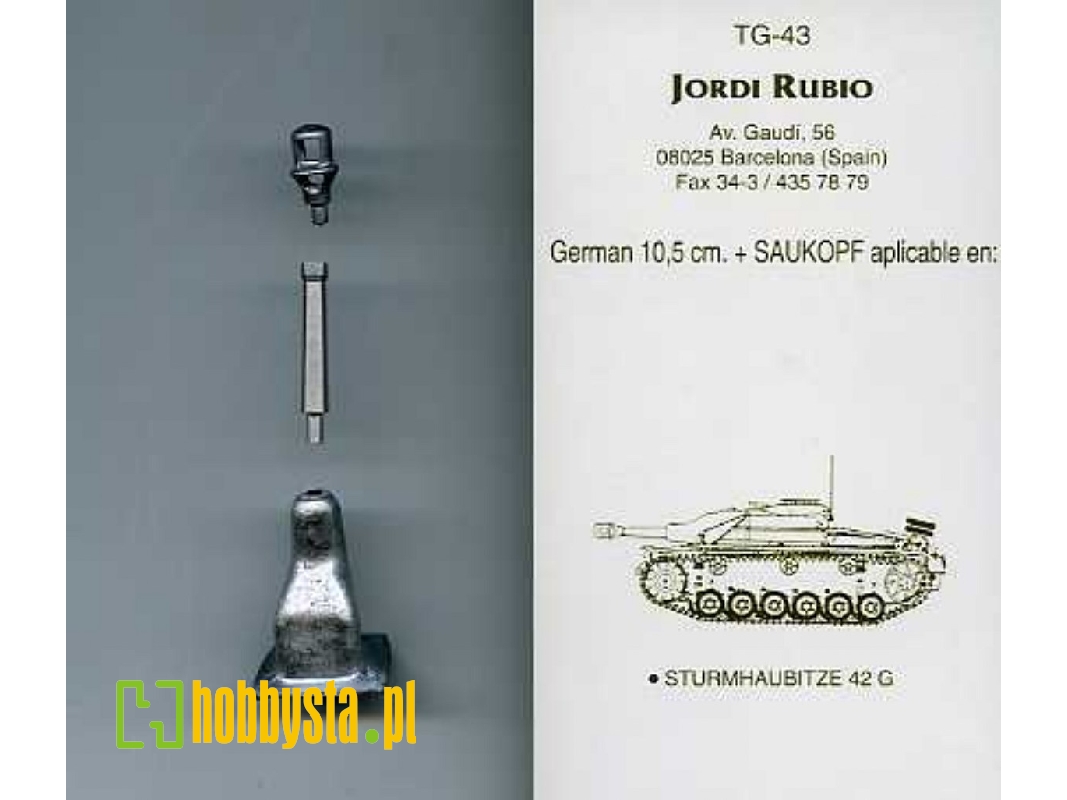 105mm Stuh42: Stug.42 With Saukopf - zdjęcie 1 105mm Stuh42: Stug.42 With Saukopf - zdjęcie 1