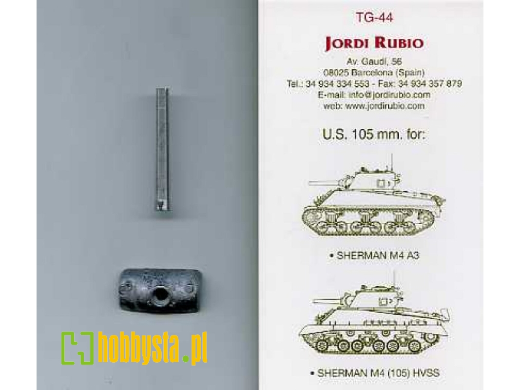 105mm Us Sherman With Mantlet - zdjęcie 1 105mm Us Sherman With Mantlet - zdjęcie 1