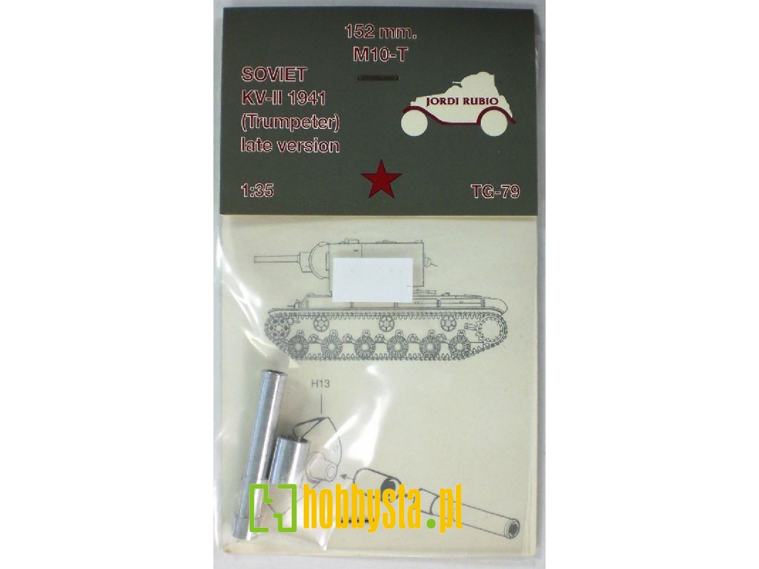 Soviet Kv-2 Late Version - M10-t 152mm Gun Barrel (For Trumpeter Kits) - zdjęcie 1 Soviet Kv-2 Late Version - M10-t 152mm Gun Barrel (For Trumpeter Kits) - zdjęcie 1