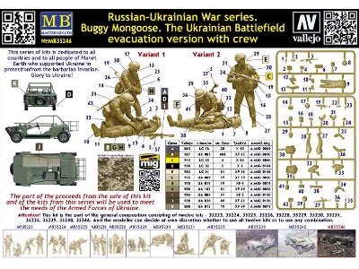 Buggy Mongoose. The Ukrainian Battlefield Evacuation Version With Crew (Russian-ukrainian War Series) - zdjęcie 3