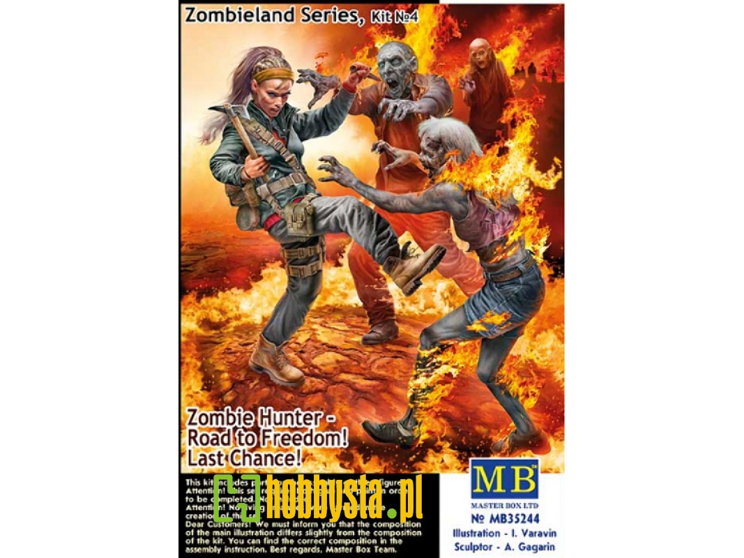 Zombieland Series Kit No 4. Road To Freedom! Last Chance! Zombie Hunter - zdjęcie 1 Zombieland Series Kit No 4. Road To Freedom! Last Chance! Zombie Hunter - zdjęcie 1