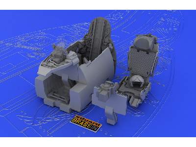  MiG-21MF interior early 1/48 - Eduard - żywica i blaszki - zdjęcie 6