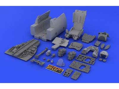  MiG-21MF interior early 1/48 - Eduard - żywica i blaszki - zdjęcie 8