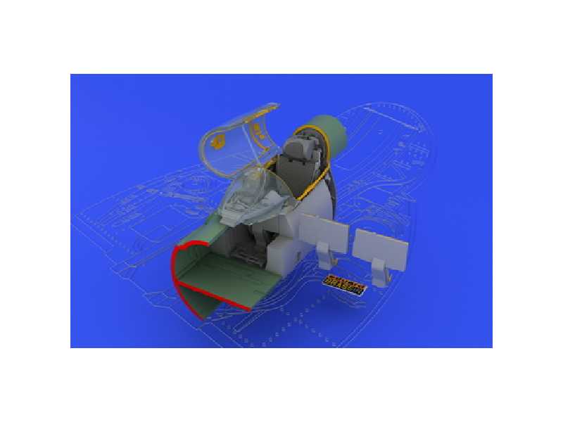 MiG-21MF interior late 1/48 - Eduard - żywica i blaszki - zdjęcie 1 MiG-21MF interior late 1/48 - Eduard - żywica i blaszki - zdjęcie 1