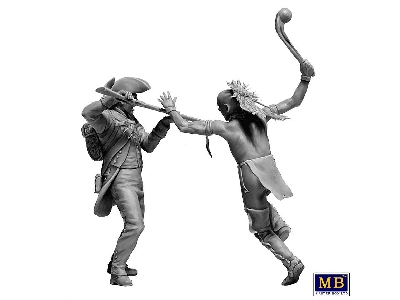 The Mohicans. Mortal Combat. - Indian Wars Series, The Xviii Century. Kit No. 7 - zdjęcie 5