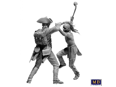 The Mohicans. Mortal Combat. - Indian Wars Series, The Xviii Century. Kit No. 7 - zdjęcie 6
